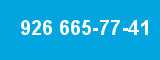 926 665-77-41